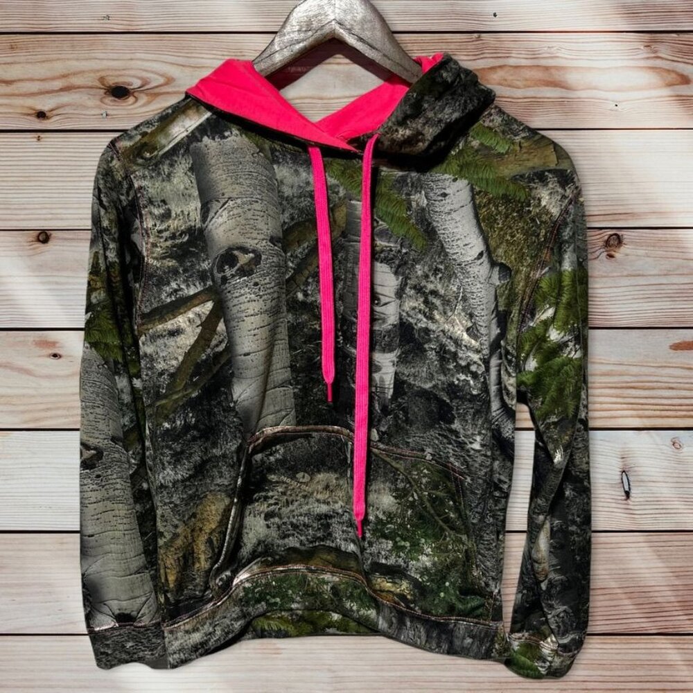 Mossy Oak Camo Hoodie Size Small